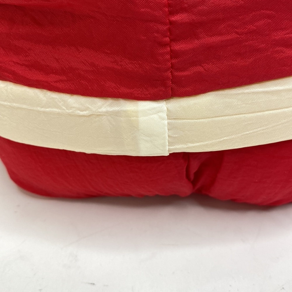 Vintage Puffy Nylon Parachute Santa Plush Stuffed 20" - Picture 7 of 8